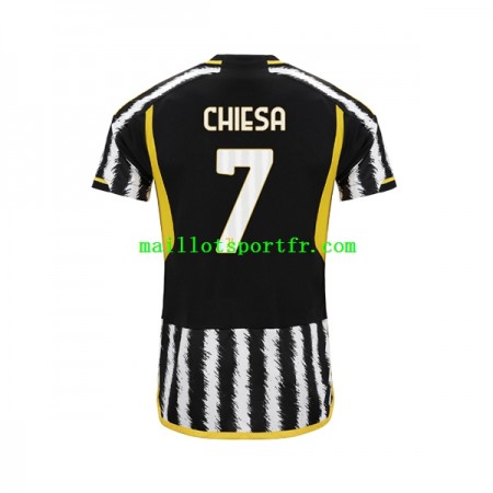 Maillot de Foot Juventus Federico Chiesa 7 Domicile 2023/24